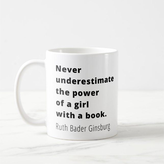 Mug Citation de Ruth Bader Ginsburg (Gauche)