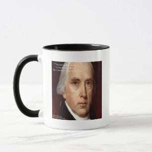 Mug Citation de sagesse de James Madison "Pouvoir de m