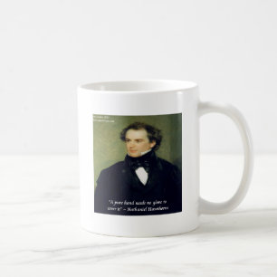 Mug Citation de sagesse de Nathaniel Hawthorne "Mains