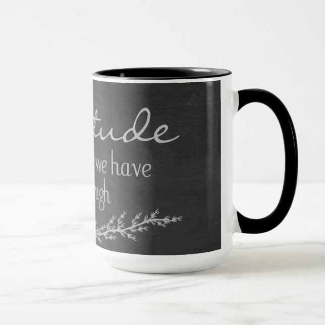 Mug Citation de satisfaction sur tableau de bord (Droite)
