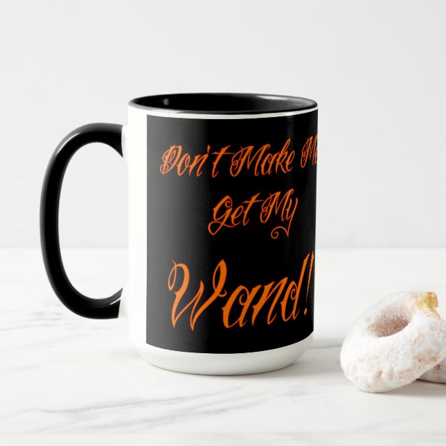 Mug Citation de sorcière d'Halloween  (Avec donut)
