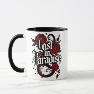 Mug Citation de style tatouage romantique foncé