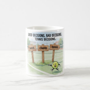 Mug Citation de tennis amusante pour les joueurs de te