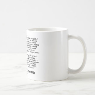 Mug Citation de théorie de meule de foin d'aiguille de