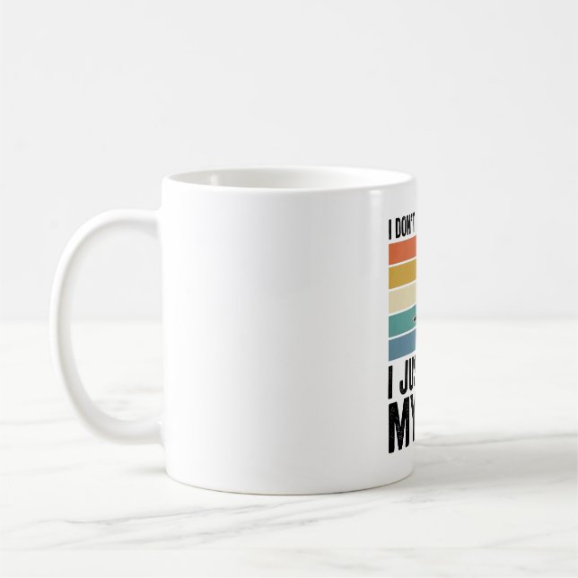 Mug Citation de thérapie pour amateur de chiens Design (Gauche)