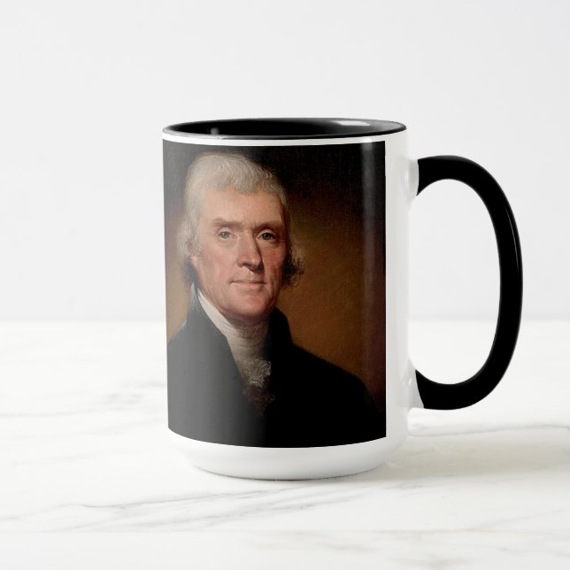 Mug Citation de Thomas Jefferson (Droite)