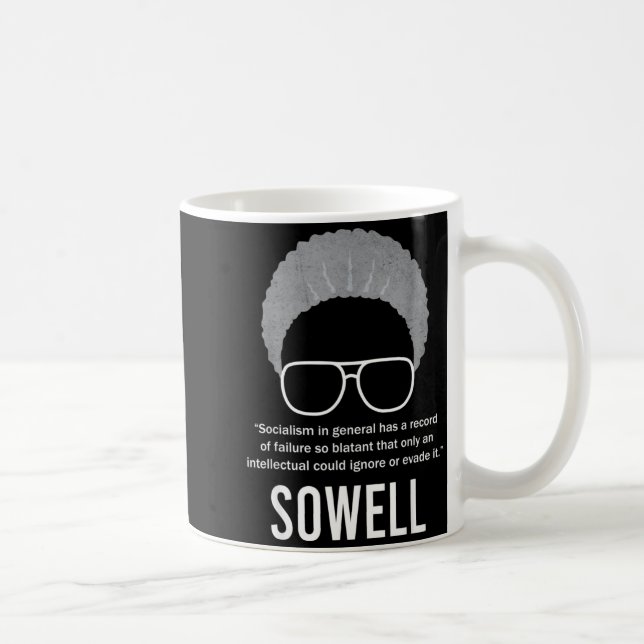 Mug Citation de Thomas Sowell sur le socialisme Mois d (Droite)