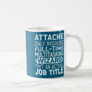 Mug Citation de titre de poste de magicien - Longue ma