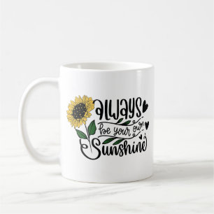 Mug Citation de tournesol "Soyez toujours votre propre