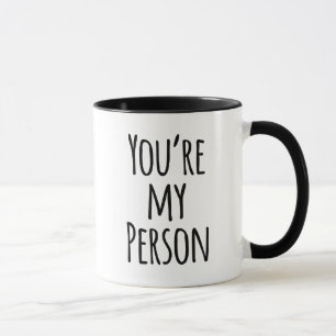 Mug Citation de typographie Vous êtes mon ami