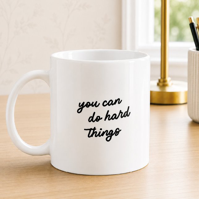 Mug Citation de typographie vous pouvez faire des chos (Créateur téléchargé)
