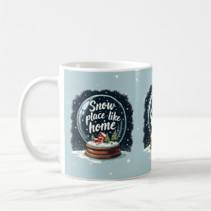 Mug Citation de vacances neigeuses Maison comme nulle
