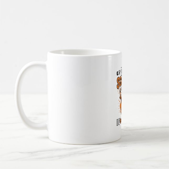 Mug Citation de vecteur de citrouille de fantôme drôle (Gauche)