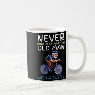 Mug Citation de vélo de vieil homme motivant - Cyclism