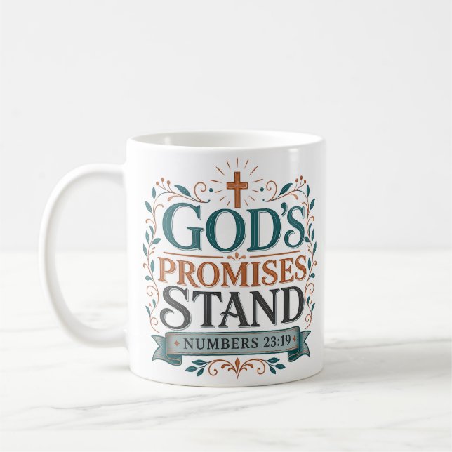 Mug Citation de verset biblique sur les promesses de D (Gauche)