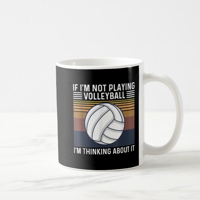 Mug Citation de volleyball pour un joueur de volleybal (Droite)
