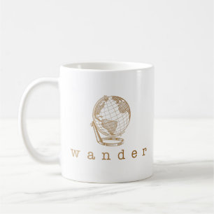 Mug Citation de Wander Gold Globe pour les amateurs de