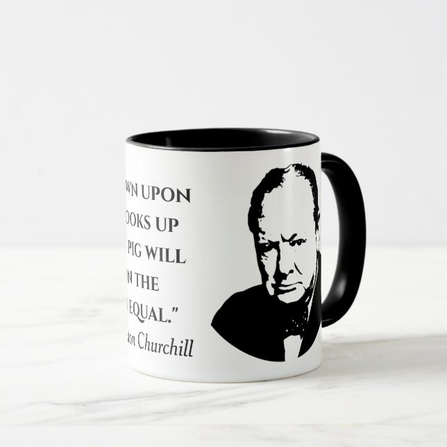 Mug Citation de Winston Churchill (Devant droit)