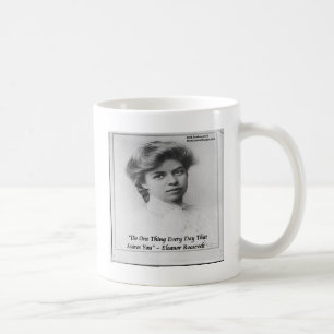 Mug Citation d'Eleanor Roosevelt "Faire quelque chose 