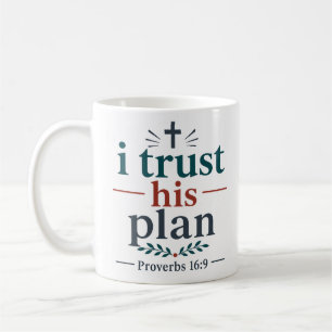 Mug Citation d'encouragement de l'Écriture 'Je crois e