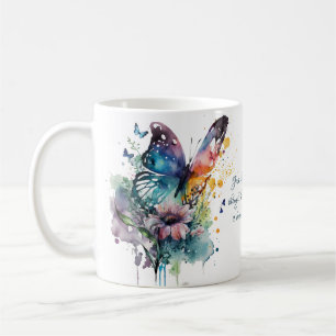 Mug Citation d'encouragement pour papillon