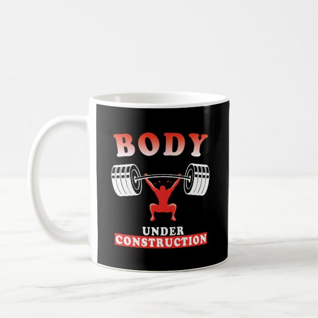 Mug Citation d'entraînement de la musculation (Gauche)