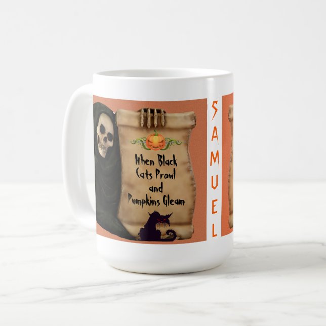 Mug Citation d'Halloween (Devant gauche)