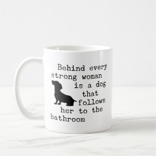 Mug Citation d'humour de chien - Teckel