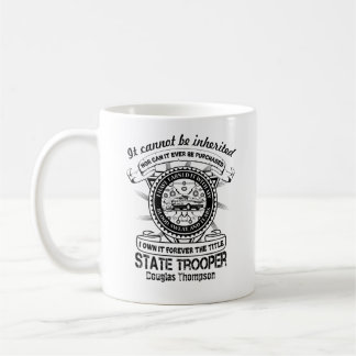 Mug Citation d'insigne du soldat d'état personnalisée