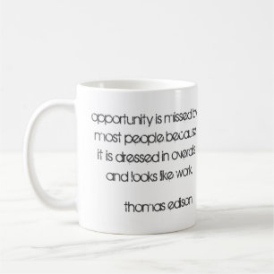 Mug Citation d'occasion par Thomas Edison