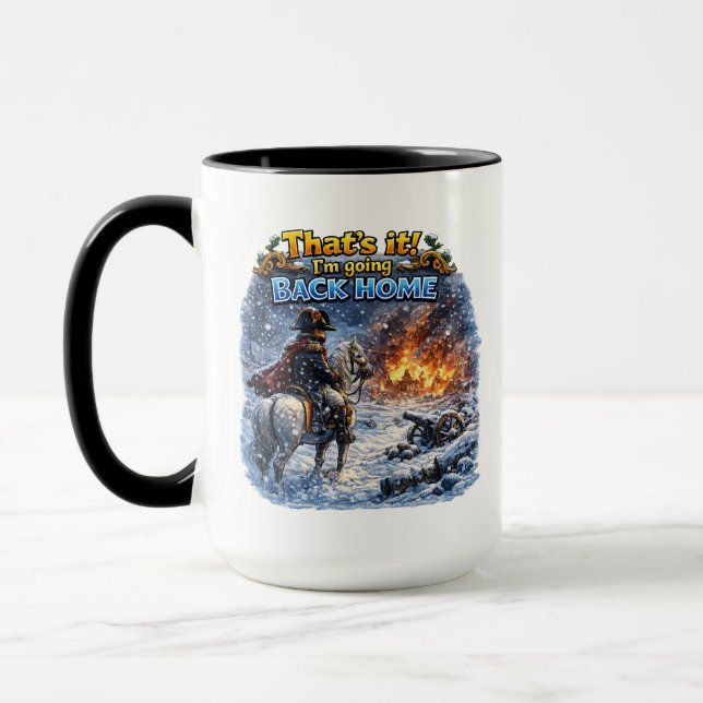 Mug Citation douteuse de Napoléon lors de la campagne  (Gauche)