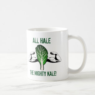 Mug Citation drôle All Hale the Mighty Kale