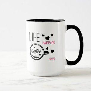 Mug Citation drôle anniversaire maman accro au café fê