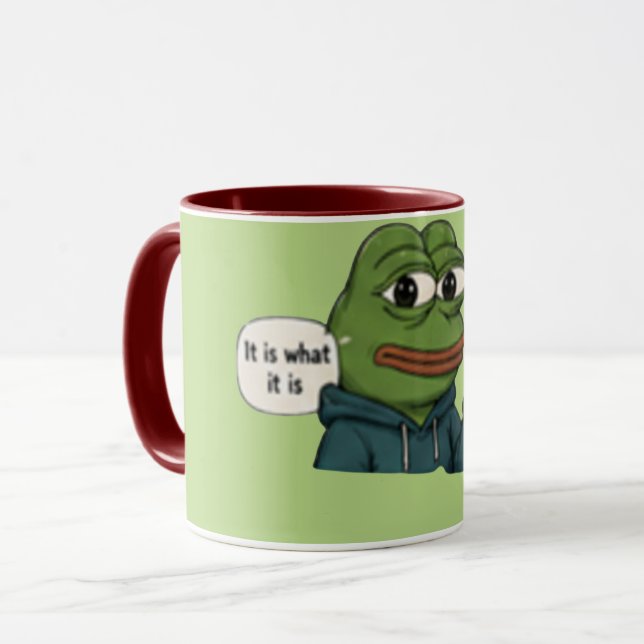 Mug Citation drôle « C'est comme ça »  (Devant gauche)