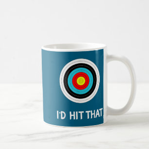 Mug Citation drôle d'archerie Je viserais cet archer G