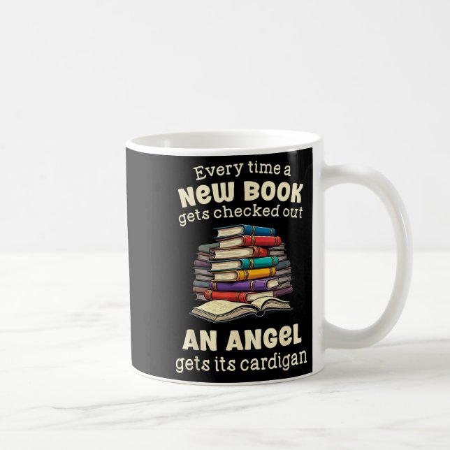 Mug Citation drôle de bibliothécaire pour un nerd de b (Droite)