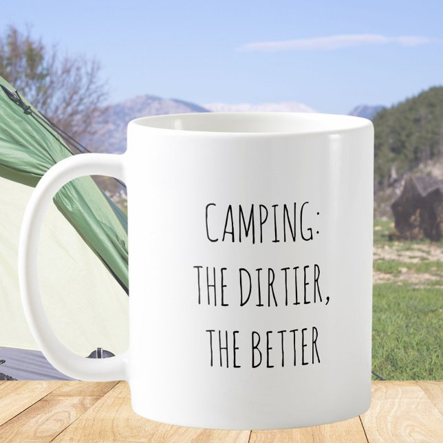 Mug Citation drôle de camping mignon rustique Humour d (In situ)