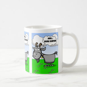 Mug Citation drôle de chèvre de bande dessinée