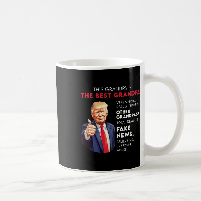 Mug Citation Drôle De Donald Trump Pour Grand-Père Con (Droite)