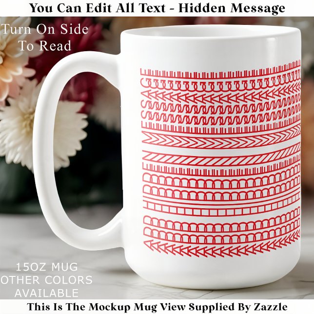 Mug Citation drôle de famille Message caché 152 Drôle (Créateur téléchargé)