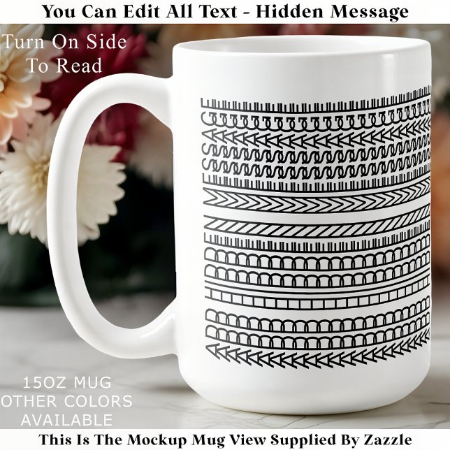 Mug Citation drôle de famille Message caché 152 Drôle (Créateur téléchargé)
