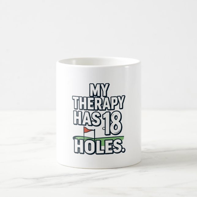 Mug Citation drôle de golf pour golfeur  (Centre)