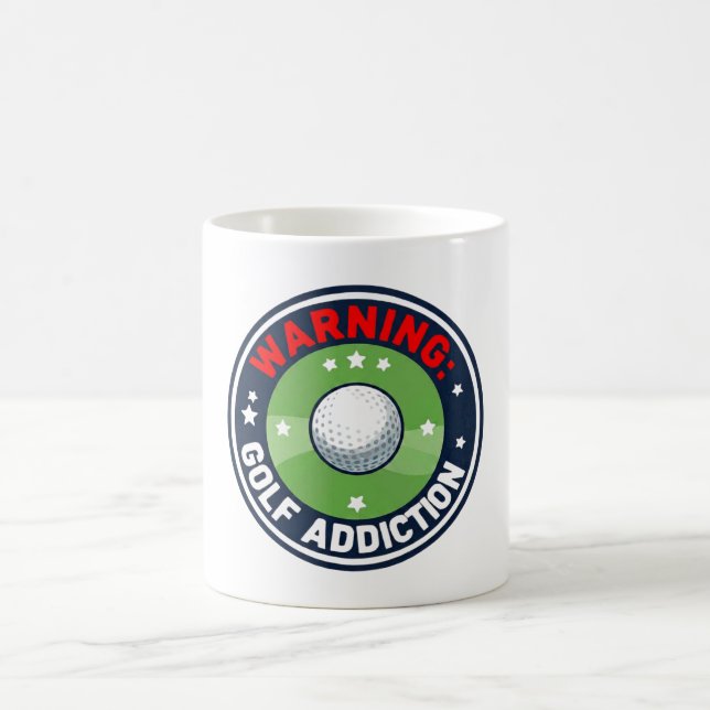 Mug Citation drôle de golf sur un golfeur  (Centre)