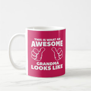 Mug Citation drôle de grand-maman impressionnante
