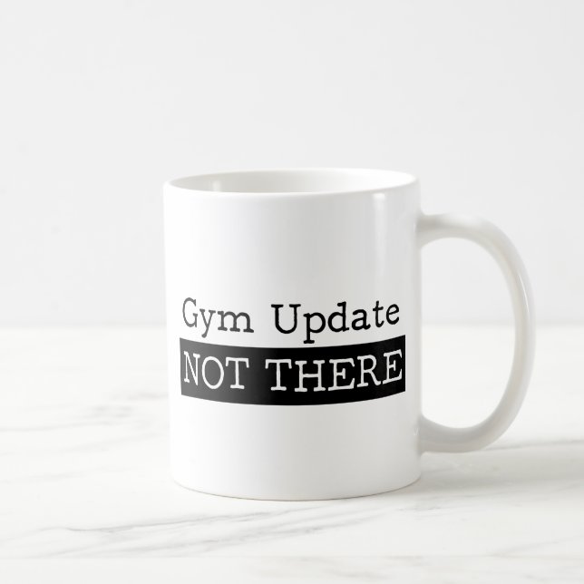 Mug Citation drôle de gymnase de forme physique (Droite)