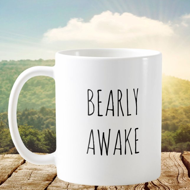 Mug Citation drôle de jeu de mots sur l'ours mignon ru (In situ)