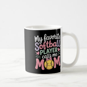 Mug Citation drôle de joueur préféré de la mère de sof