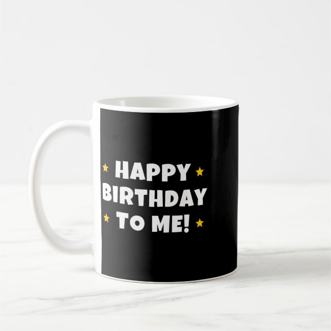 Mug Citation drôle de joyeux anniversaire pour hommes  (Gauche)