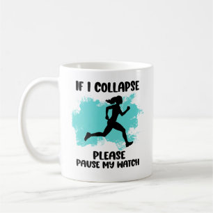 Mug Citation drôle de la vie d'un coureur