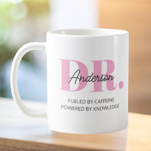 Mug Citation Drôle de Nom Personnalisé Diplôme de Doct